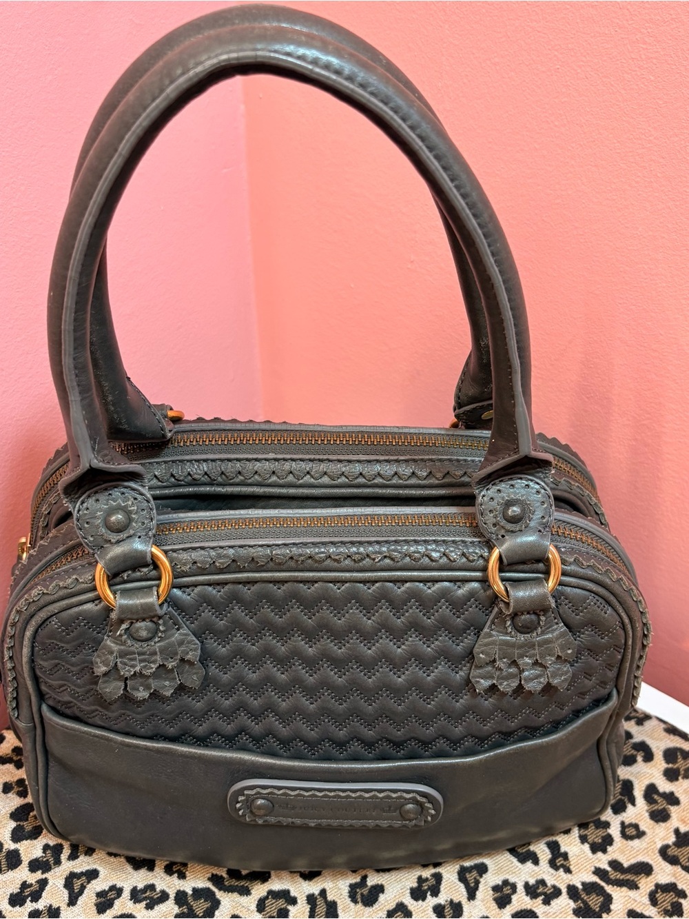 Vintage Juicy couture Leather handBag